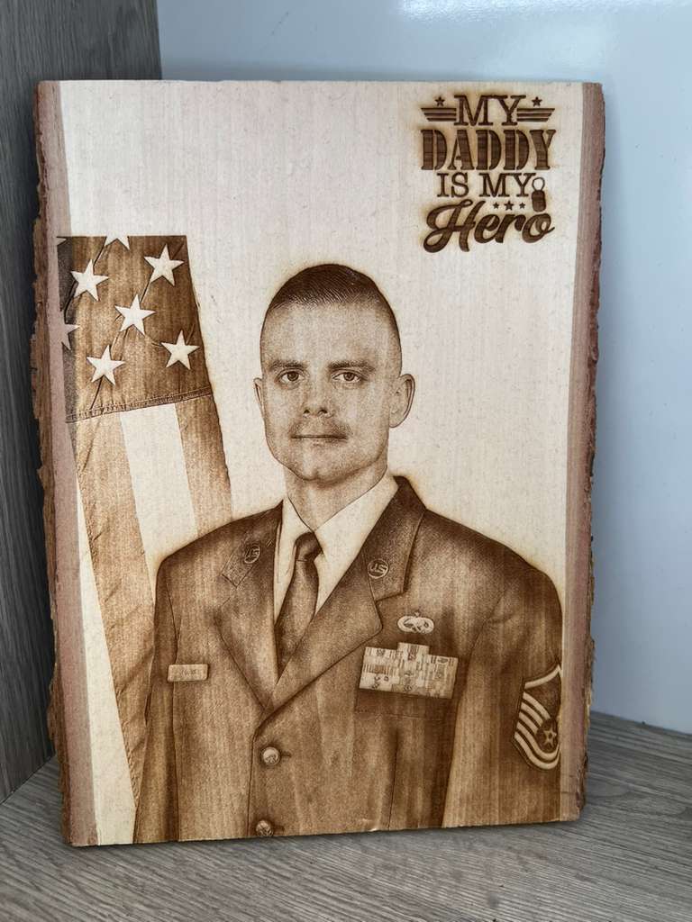 Basswood engraving example 2