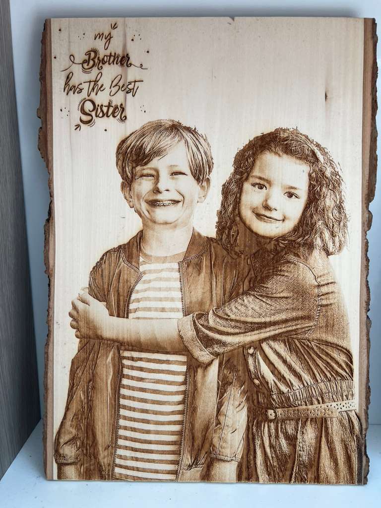 Basswood engraving example 4
